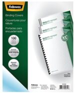Fellowes Transparent PVC Binding Covers, Oversize, 100 Pack (52311)