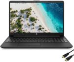 HP 15 Inch Business and Student FHD IPS Display Laptop Intel Celeron N4020, Upto 9 Hours Battery Life Windows 10 S, with HDMI Cable 1Year Office 365 Included (8GB | 256GB SSD, Inter Celeron N4020)