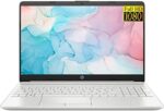 HP 15.6 Laptop, FHD 1080P IPS Display, 11th Gen Intel Core i3-1115G4, 16GB DDR4 RAM, 512GB PCIe SSD, HDMI, WiFi, Bluetooth, Finger Print Reader, Win10 Home, Silver (HP Notebook Laptop 2022 Model)