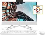HP 22 All-in-One PC, AMD Athlon Gold 3150U Processor, 4 GB RAM, 256 GB SSD, Full HD IPS 21.5-inch Anti-glare Display, Windows 10 Home, USB Mouse and Keyboard (22-df0022, 2020)