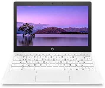 HP Chromebook 11-inch Laptop - Up to 15 Hour Battery Life - MediaTek - MT8183 - 4 GB RAM - 32 GB eMMC Storage - 11.6-inch HD Display - with Chrome OS™ - (11a-na0021nr, 2020 model, Snow White)