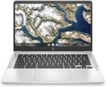 HP Chromebook 14-inch HD Laptop, Intel Celeron N4000, 4 GB RAM, 32 GB eMMC, Chrome (14a-na0010nr, Mineral Silver)