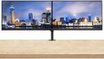 HP EliteDisplay E24u G4 24 Inch IPS FHD 1920 x 1080 Laptop Docking Monitor 2-Pack Bundle with E24 G4 Monitor, Blue Light Filter, HDMI, VGA, DisplayPort, USB Type-C, Dual Monitor Stand