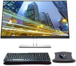 HP EliteDisplay E27q G4 27 Inch QHD QHD IPS LED-Backlit LCD Monitor Bundle with HDMI, Blue Light Filter, MK270 Wireless Keyboard and Mouse Combo, Gel Pads