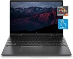 HP Envy x360 15 Convertible Laptop, AMD Ryzen 5 5500U Processor, AMD Radeon Graphics, 8 GB RAM, 512 GB SSD, 15.6 inch Full HD Display, Windows 10 Home(15-ee1010nr, 2021)