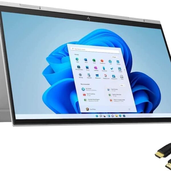 HP Envy x360 2-in-1 15.6" Touchscreen FHD IPS Business Laptop, Intel Core i5-1155G7 (Beat i7-1067G7), Fingerprint, Backlit Keyboard, Windows 11 Home, Silver (16GB | 512GB SSD)