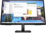 HP M27ha FHD Monitor - Full HD Monitor (1920 x 1080p) - IPS Panel and Built-in Audio - VESA Compatible 27-inch Monitor Designed for Comfortable Viewing with Height and Pivot Adjustment - Black