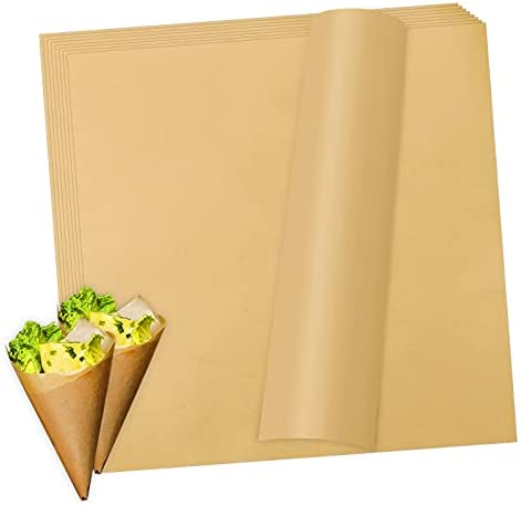 12x12 1Color Printed Brown Kraft Food Wrap Paper Sheets Deli Wrapping  Basket Liner — Big Valley Packaging Corporation