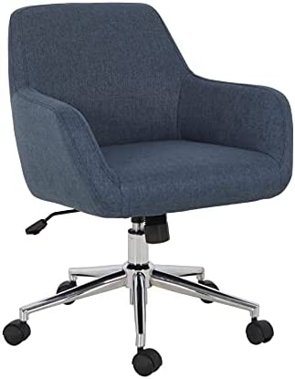 JC Home Texas Office Desk Chair, Small, Navy