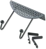 Janitorial Supplies Fellowes 22315 Coat Hook, Double Hook, 7-Inch x4-1/8-Inch x6-Inch, Black