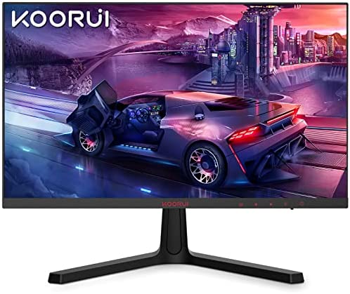 KOORUI 24 Inch Computer Monitor, FHD 1080P Gaming Monitor 165Hz VA 1ms  Build-in FreeSync™