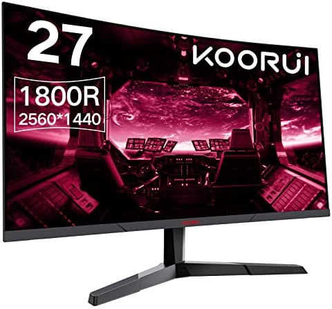 KOORUI 24 pouces Curved Gaming Monitor, R1500 Full Maroc