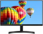 LG 24ML600M-B Monitor 24” FHD (1920 x 1080) IPS Display, 3-Side Borderless Design, Radeon FreeSync, Dual HDMI, OnScreen Control - Black