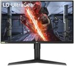 LG 27GL83A-B 27 Inch Ultragear QHD IPS 1ms NVIDIA G-SYNC Compatible Gaming Monitor, Black
