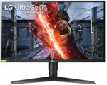 LG 27GN750-B UltraGear Gaming Monitor 27” FHD (1920x1080) IPS Display, 1ms Response, 240HZ Refresh Rate, G-SYNC Compatibility, 3-Side Virtually Borderless Design, Tilt, Height, Pivot Stand - Black
