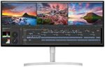 LG 34BK95U-W UltraFine 34" 21:9 5K 2K (5120 x 2160) Nano IPS LED UltraWide Monitor, 600 cd/m² HDR, Thunderbolt 3 / USB Type-C Inputs Black