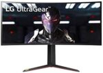 LG 34GP83A-B 34 Inch 21: 9 UltraGear Curved QHD (3440 x 1440) 1ms Nano IPS Gaming Monitor with 160Hz and G-SYNC Compatibility - Black (34GP83A-B)
