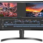 LG 34WN80C-B UltraWide Monitor 34” 21:9 Curved WQHD (3440 x 1440) IPS Display, USB Type-C (60W PD) , sRGB 99% Color Gamut, 3-Side Virtually Borderless Design, Tilt/Height Adjustable Stand - Black