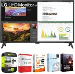LG 43UN700T-B 43-inch 4K UHD 3840x2160 IPS USB-C HDR 10 Monitor Bundle with 1 YR CPS Enhanced Protection Pack and Tech Smart USA Elite Suite 18 Standard Editing Software Bundle
