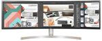 LG 49WL95C-W Ultrawide Dual QHD Monitor 49" 32: 9 (5120 x1440) Curved IPS Display, HDR10, USB Type-C, HDR 10, Ambient Light Sensor, 2 x 10W Stereo Speaker