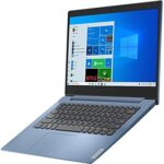 Lenovo IdeaPad 1 14 Laptop, 14.0" HD Display, Intel Celeron N4020, 4GB RAM, 64GB Storage, Intel UHD Graphics 600, Win 10 in S Mode, Ice Blue