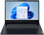 Lenovo IdeaPad 3 Laptop, 17.3" HD+ Display, AMD Ryzen 5 5500U, 8GB RAM, 512GB Storage, AMD Radeon 7 Graphics, Windows 11 Home, Abyss Blue