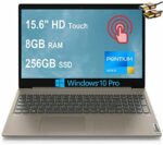 Lenovo Ideapad 3 15 Business Laptop 15.6" HD Anti-Glare Touchscreen Intel Pentium Gold 6405U Processor 8GB RAM 256GB SSD Intel UHD Graphics Dolby Audio Webcam Office365 Win10 Pro Almond + HDMI Cable