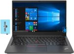 Lenovo ThinkPad E14 Gen 2 Business Laptop 14.0" 60Hz Touch FHD IPS Display (Intel i7-1165G7 4-Core, Intel Iris Xe, 32GB RAM, 1TB PCIe SSD, Backlit KB, FP, WiFi 6, BT 5.1, HD Webcam, Win 11 Pro) w/Hub