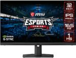 MSI Full WQHD Anti-Glare 1ms 2560 x 1440 165Hz Refresh Rate HDR Ready USB/DP/HDMI 31.5” Monitor (Optix MAG321QR)