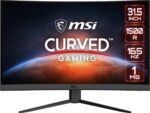 MSI Optix G32CQ4 QHD 1500R Curvature 16:9 Aspect Ratio Non-Glare Super Narrow Bezel 1ms 2560 x 1440 165Hz Refresh Rate Tilt Adjustment AMD FreeSync 32" Curved Gaming Monitor, Black