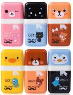 Mr. Pen- Erasers for Kids, 6 Pack, Eraser with Cover and Roller, School Supplies, Erasers, Kids Erasers, Pencil Eraser, Cute Erasers, Kids School Supplies
