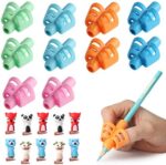 Mr. Pen- Pencil Grips for Kids Handwriting, 20 PCS(10 Pencil Grips+10 Clips), Pencil Grips, Kids Pencils Grip, School Supplies, Pencil Grip, Grip Pencils for Kids, Pencil Holder for Kids, Pen Grip