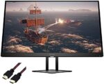 New HP OMEN 27i Monitor - 8AC94AA#ABA - 27" IPS LED QHD FreeSync, G-Sync Compatible Gaming Monitor + HDMI Cable