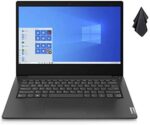 New Lenovo Ideapad 3 Premium Laptop, 14" HD Display, Intel Pentium Gold 6405U 2.4 GHz, 8GB DDR4 RAM, 128GB PCIe SSD, WiFi, Bluetooth 5.0, HDMI, Win10 Home, Available Upgrade to Win11 Home, Black