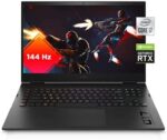 Omen 17 Gaming Laptop, NVIDIA GeForce RTX 3060, Intel Core i7-11800H, 16 GB RAM, 512 GB SSD, 17.3” Full HD 144 Hz Display, Windows 10 Home, RGB Keyboard, Long Battery Life (17-ck0010nr, 2021)