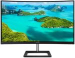 Philips 328E1CA 32" Curved Monitor, 4K UHD, 120% sRGB, Adaptive-Sync, Speakers, Vesa, 4Yr Advance Replacement Warranty