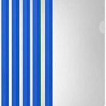 Plastic File Folder 10mm Sliding Bar Report Covers, 18C, 40 Sheet Capacity, Transparent Resume Presentation File Folders Organizer Binder for A4 Size Paper, 20 Pcs