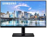 SAMSUNG FT45 Series 27-Inch FHD 1080p Computer Monitor, 75Hz, IPS Panel, HDMI, USB Hub, Height Adjustable Stand, 3 Yr WRNTY (LF27T450FQNXGO)