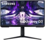 SAMSUNG Odyssey G3 24-Inch Gaming Monitor, 144hz Monitor, HDMI Monitor, Vertical Monitor, FHD Monitor, AMD FreeSync Premium, G30A (LS24AG302NNXZA)