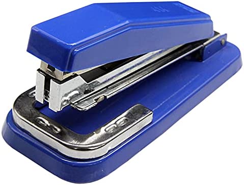 SKYXINGMAI Office Desktop Staplers and - 25 Sheet Capacity, Portable,with Staples(1000pcs) for Office, Home and School, Classroom or Desktop Accessories, Strong,Durable and Non-Slip Stapler (Blue)