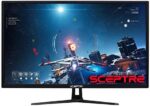 Sceptre 32" QHD 1440P 2560x1440 LED Monitor HDMI DisplayPort Up to 85Hz Build-in Speakers Blue Light Shift, Machine Black 2020 (E325W-2560AD)