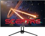 Sceptre IPS 27" 1ms Gaming Monitor 1920 x 1080p up to 165Hz AMD FreeSync Premium 119% sRGB DisplayPort HDMI Build-in Speakers, Machine Black 2021 (E275B-FPT168S)