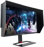 Sceptre IPS 32 inch QHD LED Monitor HDR400 2560x1440 HDMI DisplayPort up to 144Hz 1ms Height Adjustable Gaming Blinders Included, Build-in Speakers Gunmetal Black 2021 (E325B-QPN168+)