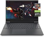 Victus 16 Gaming Laptop, NVIDIA GeForce RTX 3050, AMD Ryzen 5 5600H Processor, 8 GB RAM, 512 GB SSD, 16.1” Full HD IPS Display, Windows 10 Home, Backlit Keyboard, OMEN Gaming Hub (16-e0010nr, 2021)