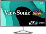ViewSonic 32 Inch 1080p Widescreen IPS Monitor with Ultra-Thin Bezels, Screen Split Capability HDMI and DisplayPort (VX3276-MHD)