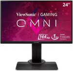 ViewSonic OMNI XG2405 24 Inch 1080p 1ms 144Hz IPS Gaming Monitor with FreeSync Premium, Eye Care, Advanced Ergonomics, HDMI and DP for Esports