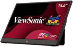 ViewSonic VA1655 15.6 Inch 1080p Portable IPS Monitor with Mobile Ergonomics, USB-C and Mini HDMI for Home and Office