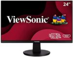 ViewSonic VA2447-MH 24 Inch Full HD 1080p Monitor with Ultra-Thin Bezel, Adaptive Sync, 75Hz, Eye Care, and HDMI, VGA Inputs for Home and Office