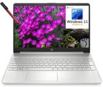 [Windows 11 Pro] HP 15 15.6" Business Laptop, Octa-Core AMD Ryzen 7 5700U up to 4.3GHz (Beat i7-1165G7), 16GB DDR4 RAM, 1TB PCIe SSD, WiFi 6, Bluetooth 5.2, Webcam, Type-C, Silver, 64GB Flash Drive