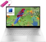 [Windows 11 Pro] HP Envy 17 17.3" FHD Touchscreen Business Laptop, Intel Quad-Core i7-1165G7, 64GB DDR4 RAM, 2TB PCIe SSD, WiFi 6, BT 5.0, Thunderbolt 4, Backlit KB, Fingerprint Reader, Type-C HUB